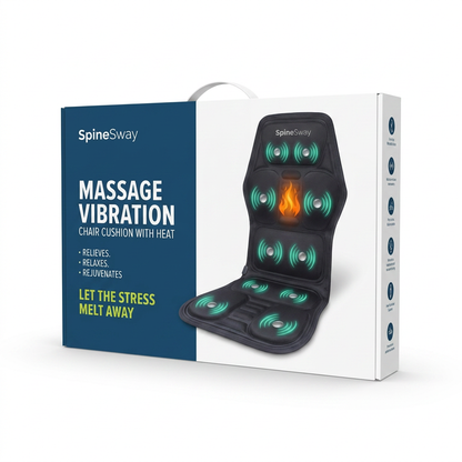 SpineSway™ Back Massage Seat Cushion with Heat & Cooling
