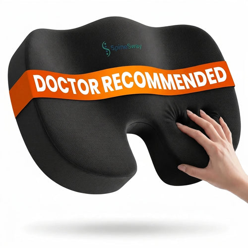SpineSway Memory Foam Seat Cushion