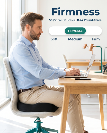 SpineSway Memory Foam Seat Cushion