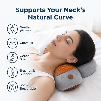 Supports your neck's natural curve