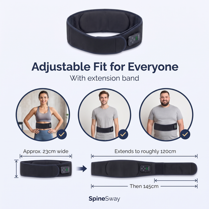 Adjustable fit for everyone - with extension band