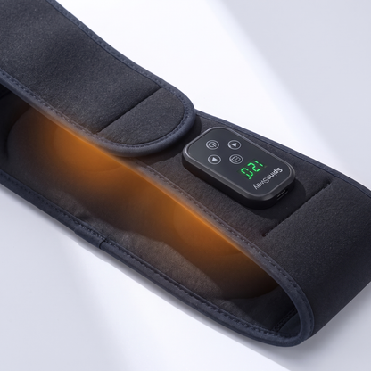SpineSway ThermaFusion Belt - fabric and control unit close-up