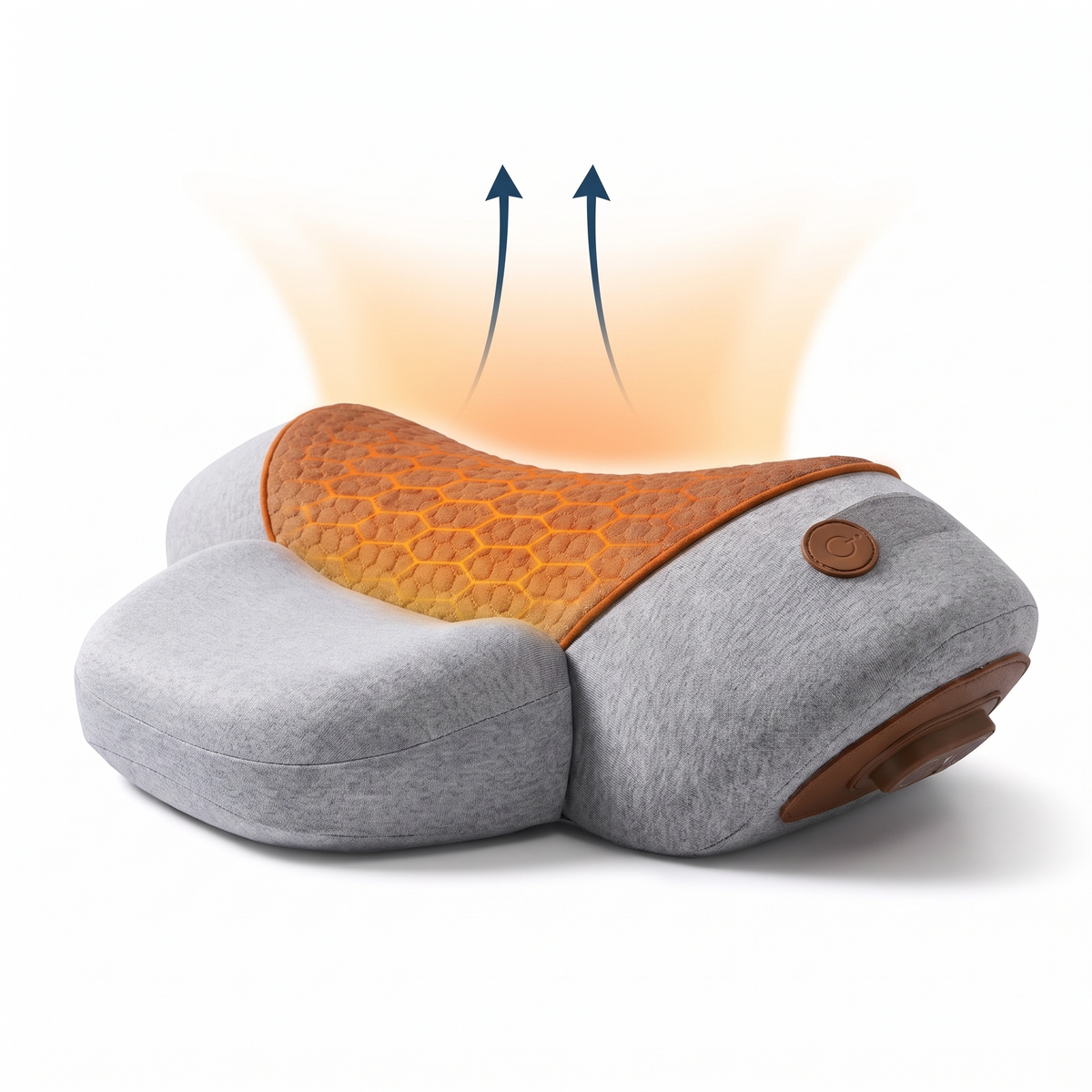 Gentle lift and stretch along the neck's natural curve