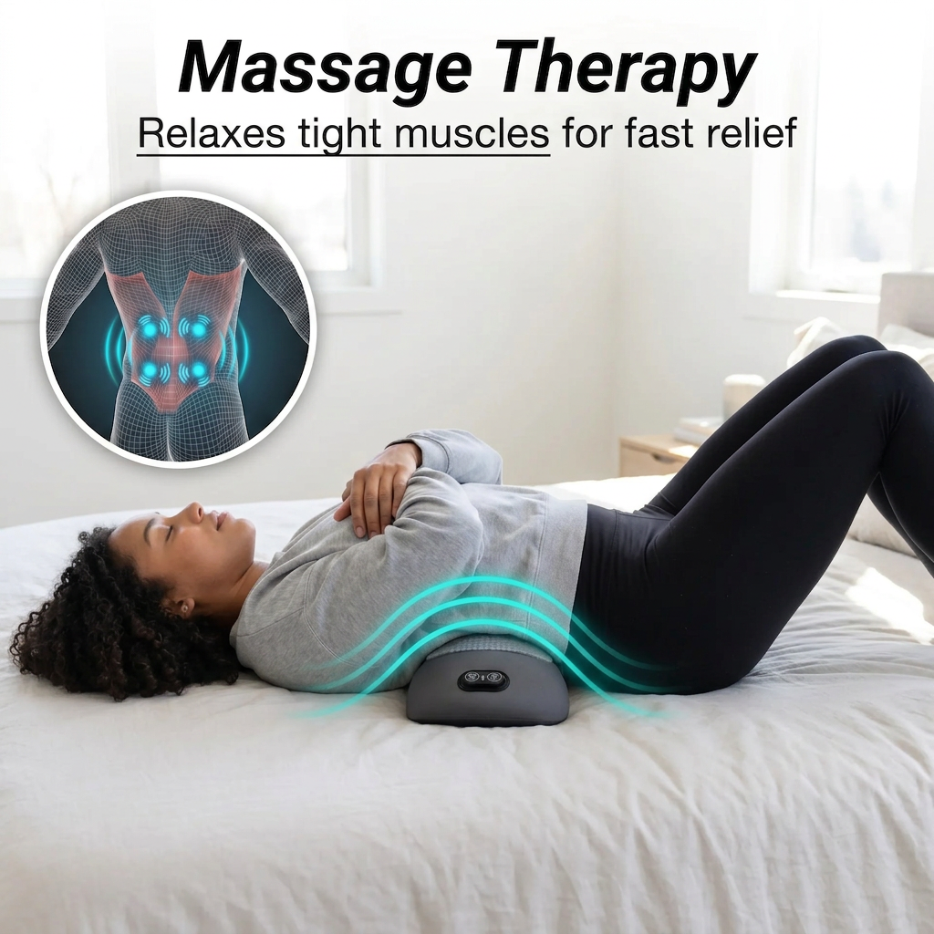 SpineSway Triple Fusion 3-in-1 Heated Back Massager with Vibration & Stretch